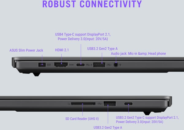 ASUS ROG Zephyrus G16 16" spilkcomputer, Win 11 (GU605CX-QR075W)