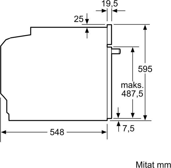 Siemens iQ500 fristående ugn, HB517GCW1S, vit