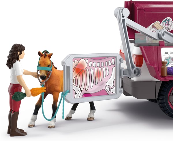 Schleich Horse Club 42704 Rörlig veterinär med släp