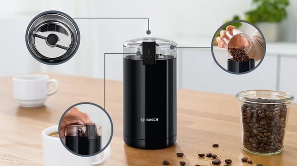 Bosch TSM6A013B kaffekvarn, svart