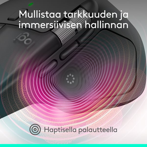 Logitech MX Master 4 mus, svart