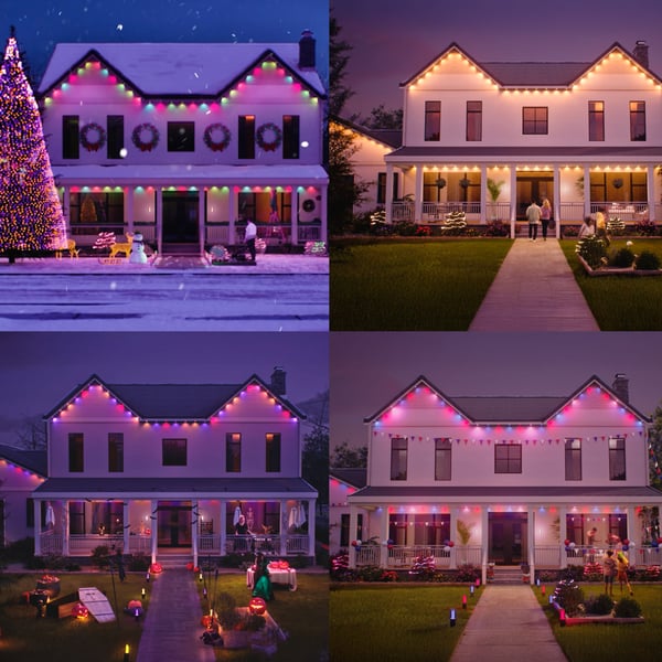 Philips Hue Festavia Permanent dekorationsljusslingor, 18 m