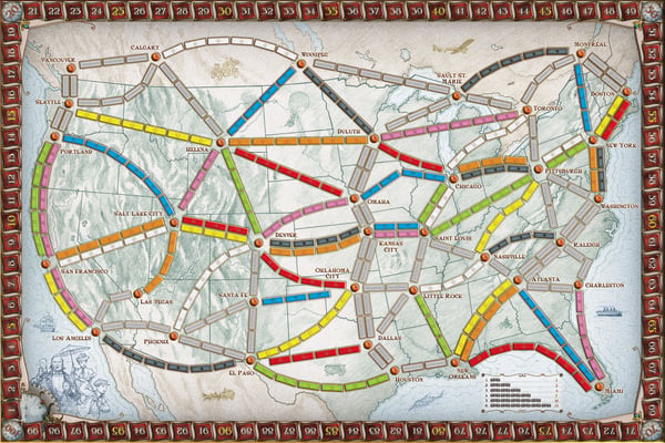 Ticket To Ride USA - strategispel