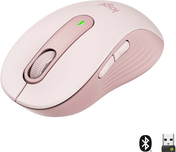 Logitech Signature M650 -trådlös mus, rosa