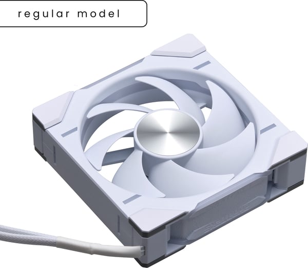 Phanteks D30-120 D-RGB PWM ventilator, hvid, 120 mm, 3 stk.
