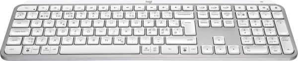 Logitech MX Keys S-tangentbord, ljusgrå