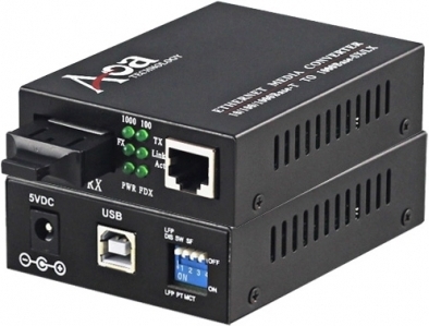 AOM-3100D-A20-RX1490 gigabit mediakonverterare