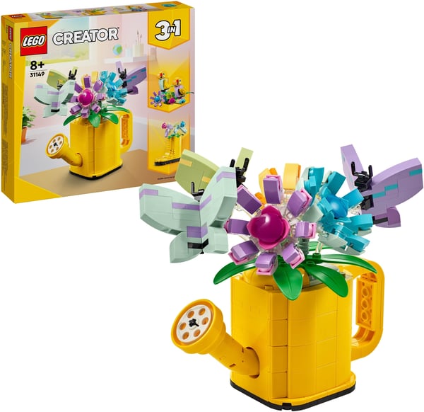 LEGO Creator Blommor i vattenkanna 3-i-1-leksak 31149