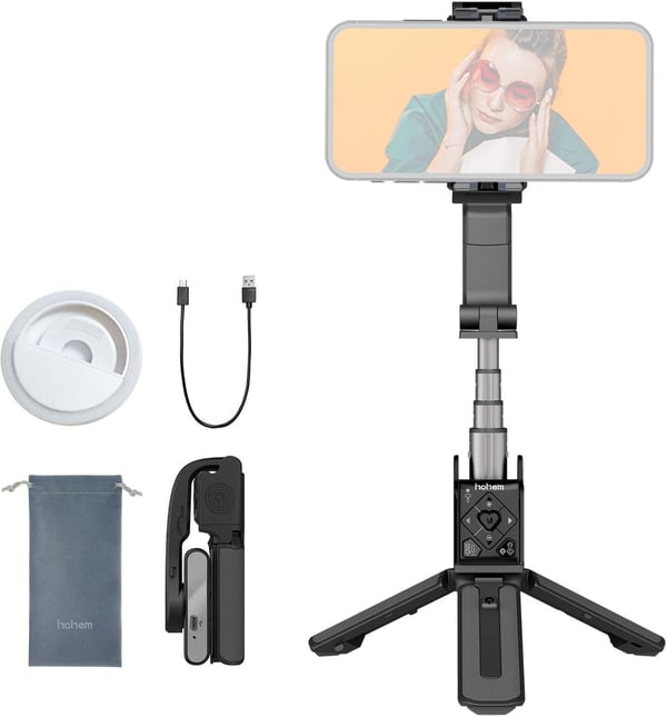 HOHEM iSteady Q smartphone gimbal-stabilisator, sort