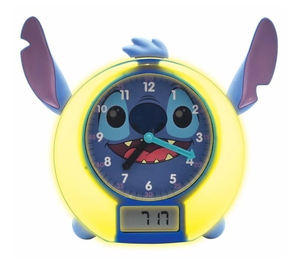 Disney Stitch Sömnlärande vän och väckarklocka