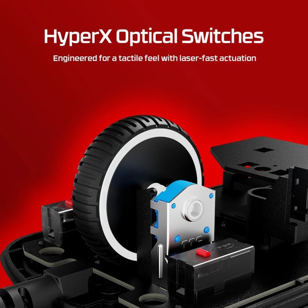 HyperX Pulsefire Saga trådad spelmus, svart