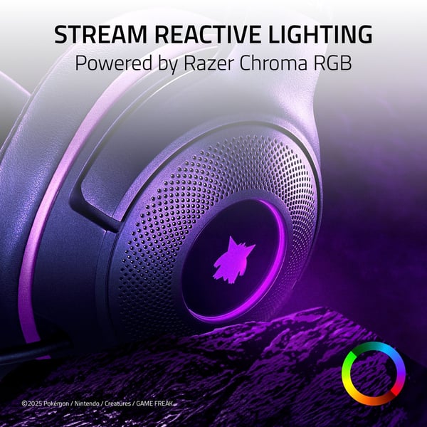 Razer Kraken Kitty V2 Pokemon Gengar Specialutgåva