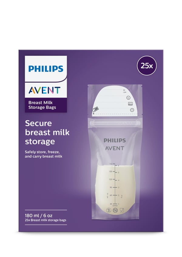Philips Avent bröstmjölksförvaringspåsar, 25 st