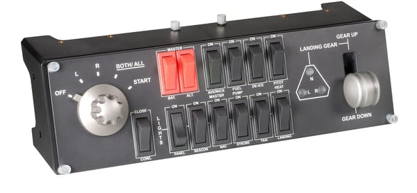 Logitech Saitek Pro Flight Switch Panel -knappanel