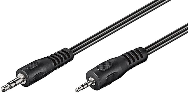 Goobay 2,5 mm hane - 3,5 mm hane - ljudkabel, 2 m