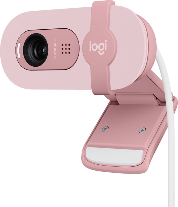 Logitech Brio 100 -webbkamera, rosa
