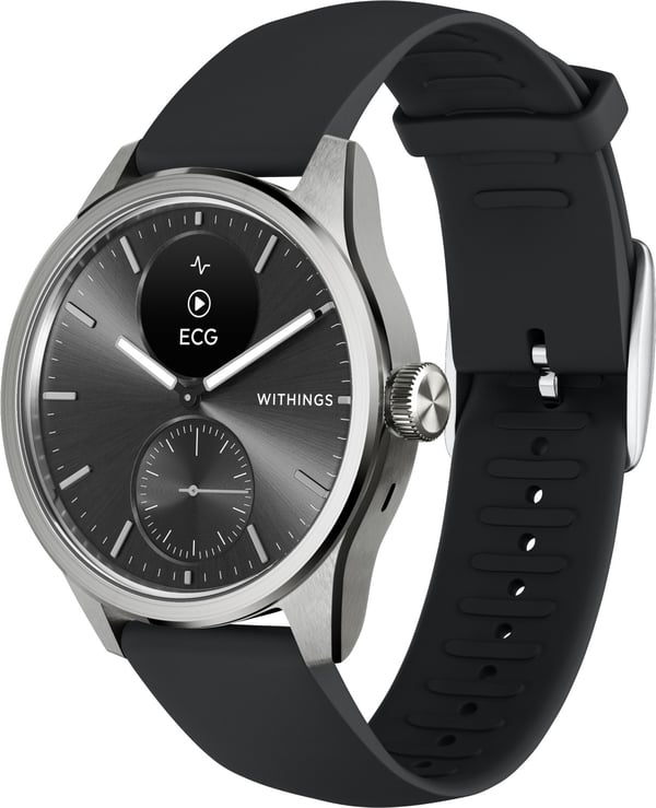 Withings Scanwatch 2 -smartklocka, 42 mm, svart Withings Scanwatch 2 -smartklocka, 42 mm, svart