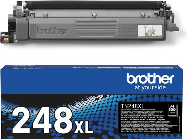 Brother TN248XLBK -lasertonerpatron, svart