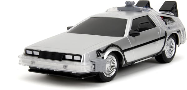 Jada Back to the Future RC Time Machine -radiostyrd bil, 1:16