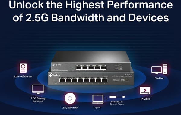 TP-Link TL-SG108-M2 2,5 Gigabit 8-port switch