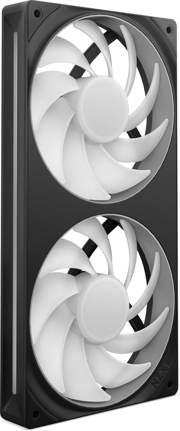 NZXT F240 RGB CORE-fläkt, 2 * 120 mm, svart