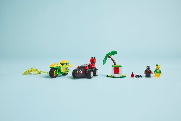 LEGO Superhelte Marvel 11198 – Spin og Electro: dinosaurjagt