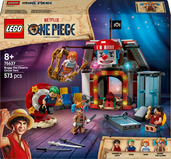 LEGO ONE PIECE 75637 Buggy-klownens cirkustält