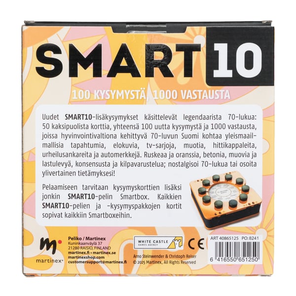 Smart10 -ytterligare frågor, 70-talet
