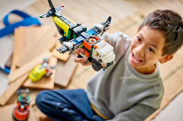 LEGO City Great Vehicles 60505 Flygplan, servicebil och svävare
