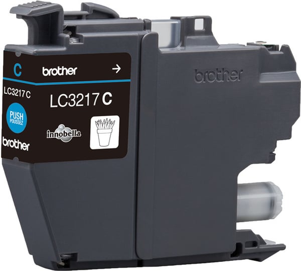 Brother LC3217C bläckpatron, cyan