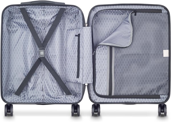 Delsey Air Armour Slim 55 cm resväska, svart