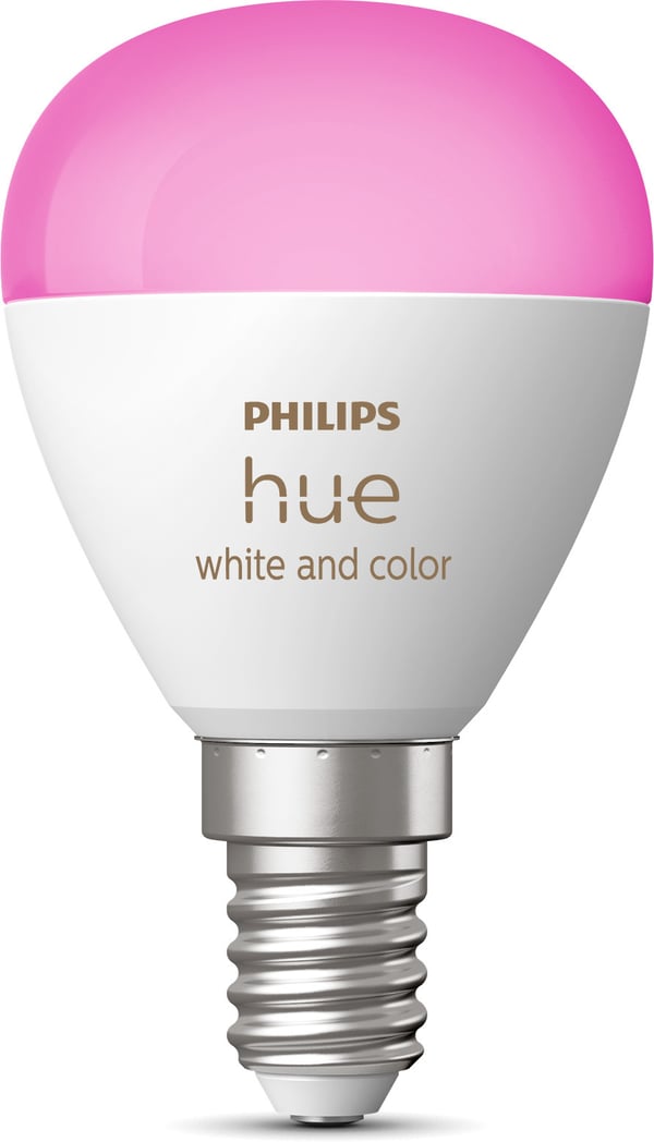 Philips Hue White and Color Ambiance Ljuskrona lampa, E14 P45