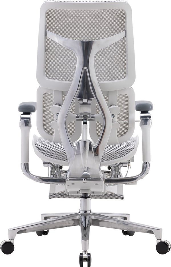Sihoo Doro S300 - ergonomisk kontorsstol med fotstöd, vit