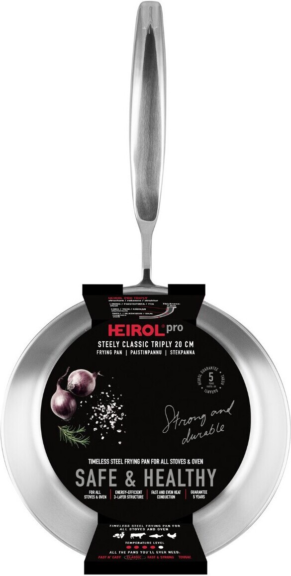 Heirol Steely Classic Triply stekpanna, 20 cm