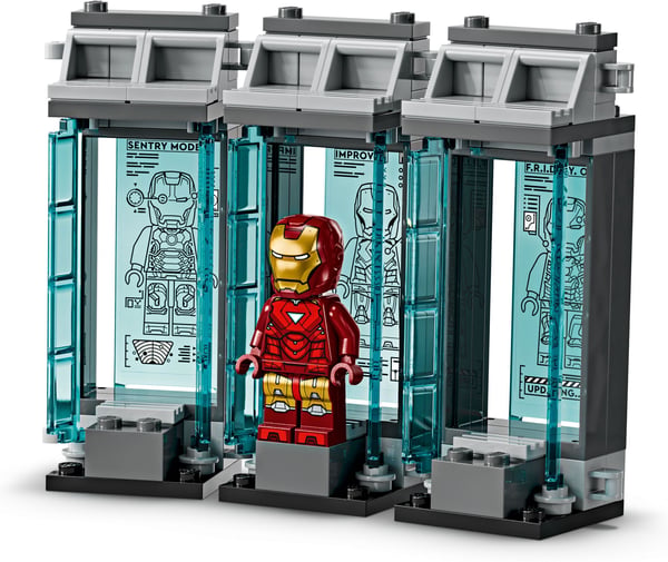 LEGO Super Heroes Marvel 76315 – Iron Mans laboratorium – Rustningsrum