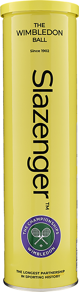 Slazenger Wimbledon tennisbollar, 4 st