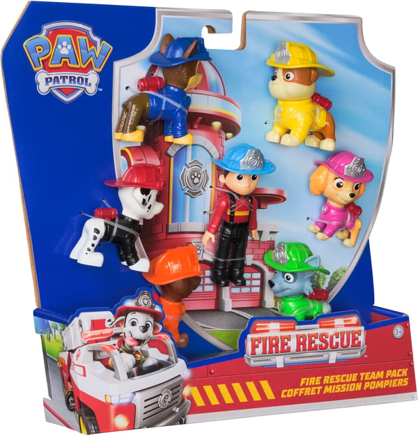 PAW Patrol Brandräddningsfigurpaket, 7 st