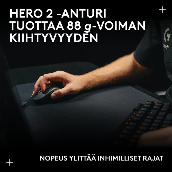 Logitech G Pro X Superlight 2c trådlös spelmus, magenta