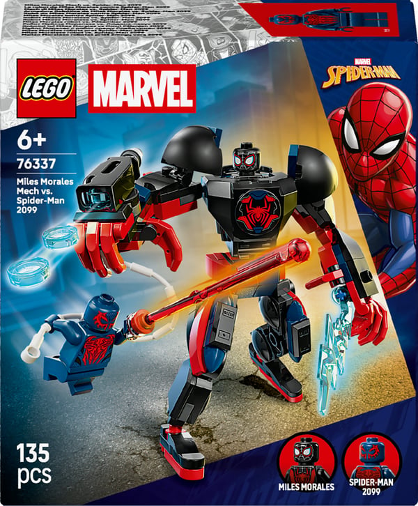 LEGO Super Heroes Marvel 76337 Miles Morales robot mot Spider-Man 2099