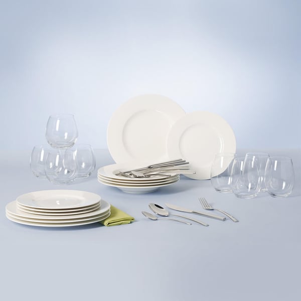 Villeroy & Boch Wonderful World White 4 Friends -servis, 36 delar