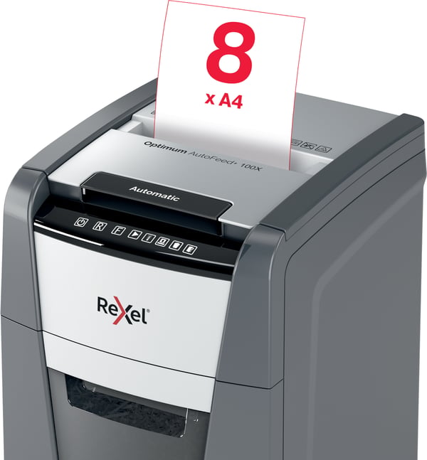 Rexel Optimum 100X automatisk papirklipper, P4