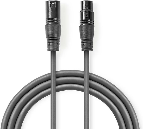 Nedis 110 ohm XLR - XLR-kabel, 0,5 m