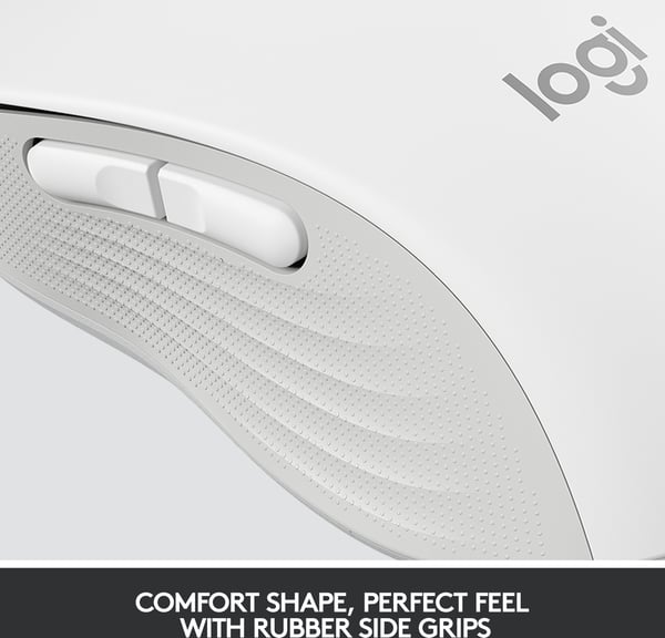 Logitech Signature M650 L -trådløs mus, hvid