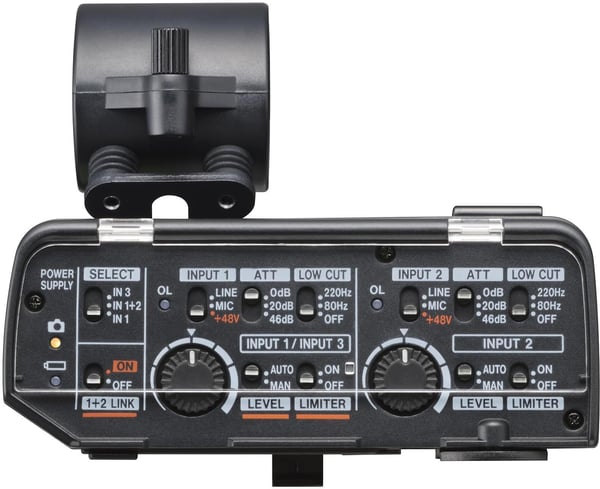Tascam CA-XLR2d-C - XLR-mikrofonadapter, Canon Kit