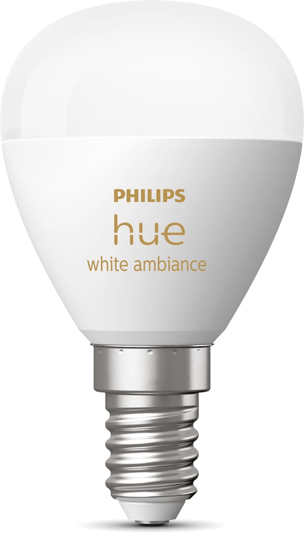 Philips Hue White Ambience Lyster smartlampa, E14, P45