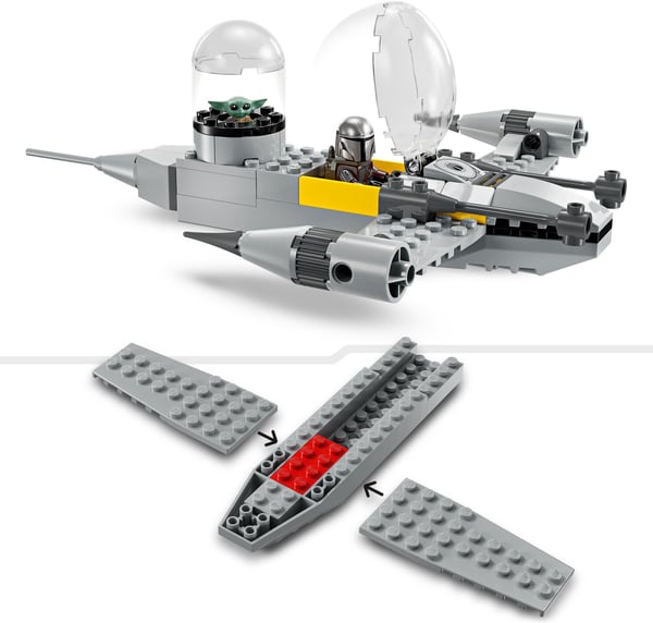 LEGO Star Wars 75410 – Mandos og Grogu N-1-stjerneskib