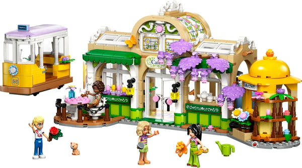 LEGO Friends 42671 - Växtcafé och blomsterbutik