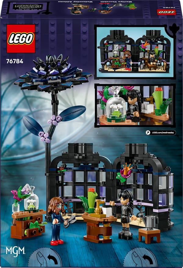 LEGO Wednesday 76784 - Svart dahlia
