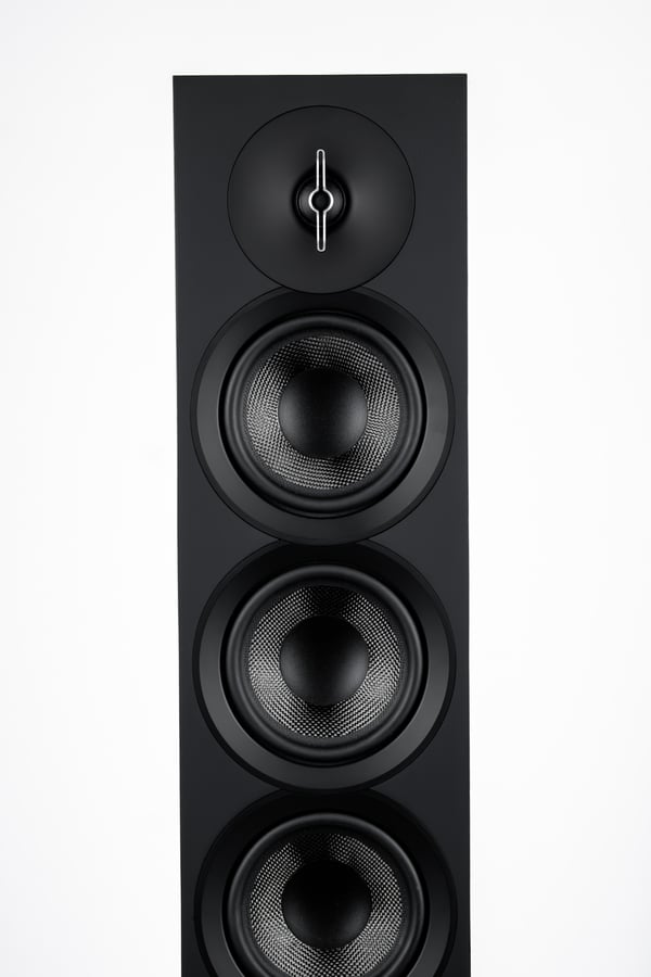 ELAC Debut 3.0 F6.3 golvhögtalarpar, svart