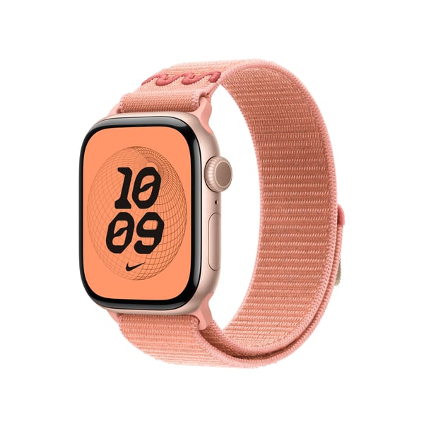 Apple Watch 42 mm Alpenglow Pink Nike Sport Loop-armband